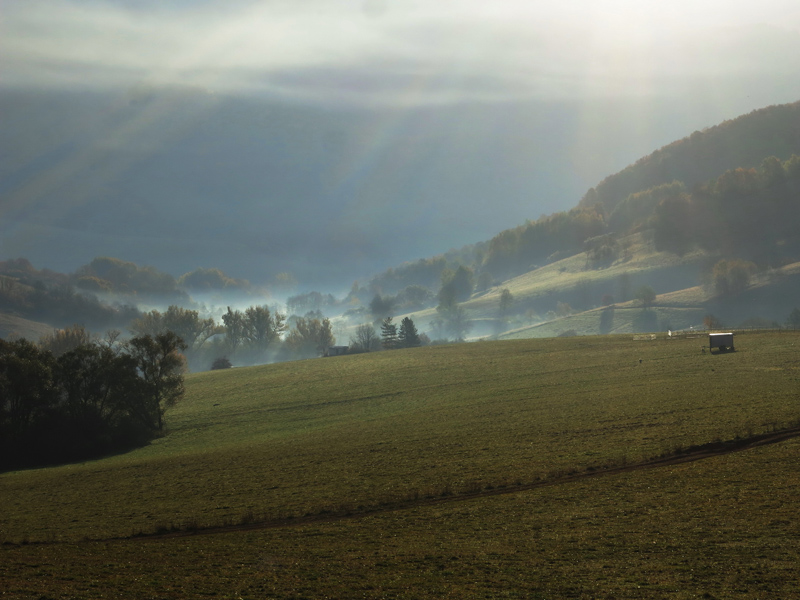 Tisovec, Klenovské vrchy - říjen 2018