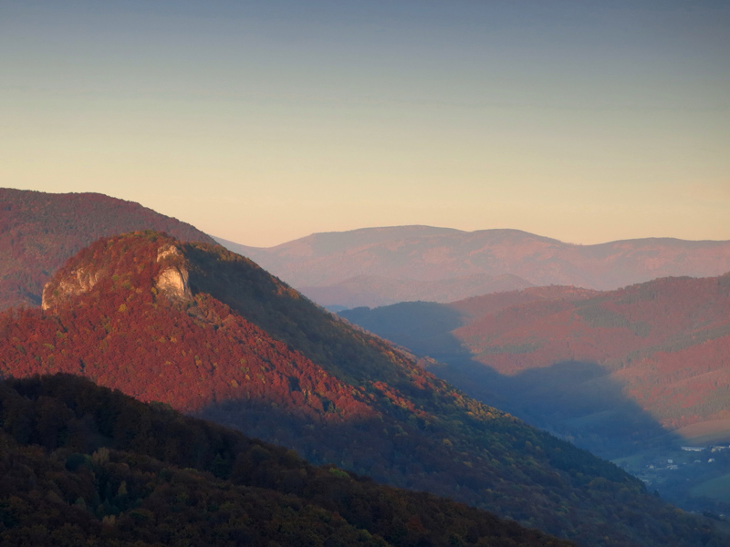 Tisovec, Klenovské vrchy - říjen 2018